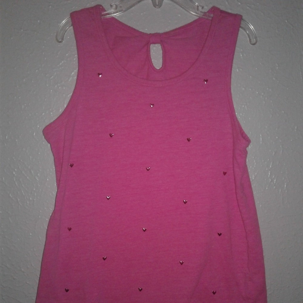 Girls Cute Pink Tank